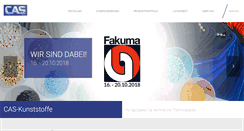 Desktop Screenshot of cas-kunststoffe.de