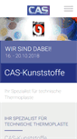 Mobile Screenshot of cas-kunststoffe.de