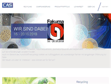 Tablet Screenshot of cas-kunststoffe.de